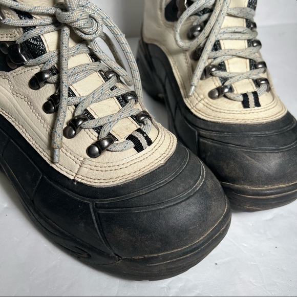 NWOT Alpine Design Summit Cream Leather Waterproof Snow/Hiking Boots Size 8 - Picture 4 of 16